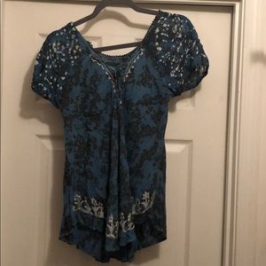 Medium Dark Blue Blouse